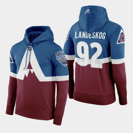 Miehille NHL Colorado Avalanche Gabriel Landeskog 92 2020 Stadium Series Pullover Hooded Sweatshirt Miehille NHL Colorado Avalanche Gabriel Landeskog 92 2020 Stadium Series Pullover Hooded Sweatshirt